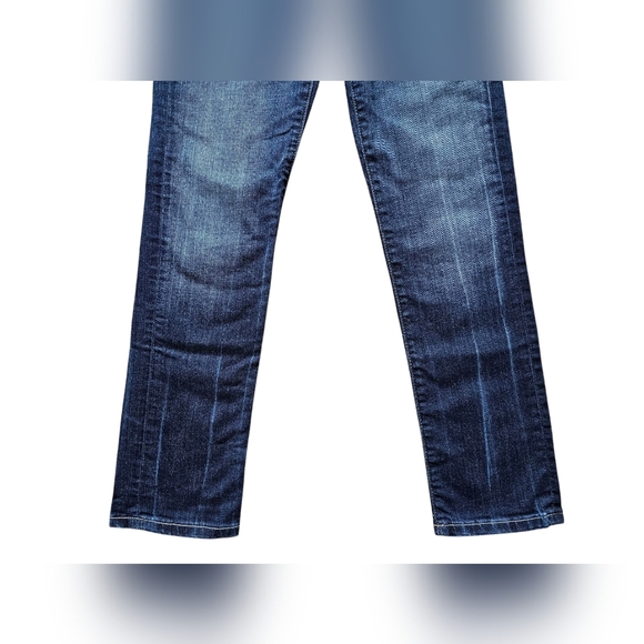 BKE Reserve Addison Skinny Ankle Cropped Jeans with Natural Fading, Like New - Picture 3 of 12